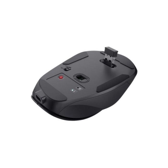Ratón Ergonómico Inalámbrico Trust Fyda Multidispositivo/ Batería recargable/ Hasta 2400 DPI 4
