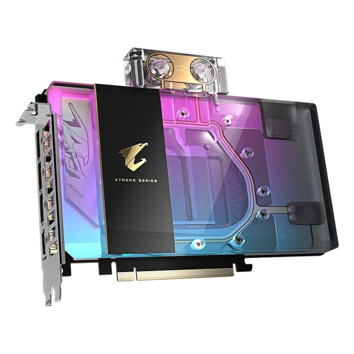 GIGABYTE Tarjeta Gráfica GeForce RTX 5080 AORUS XTREME WATERFORCE WB 16GB GDDR7 PCIe 5.0 GV-N5080AORUSX WB-16GD