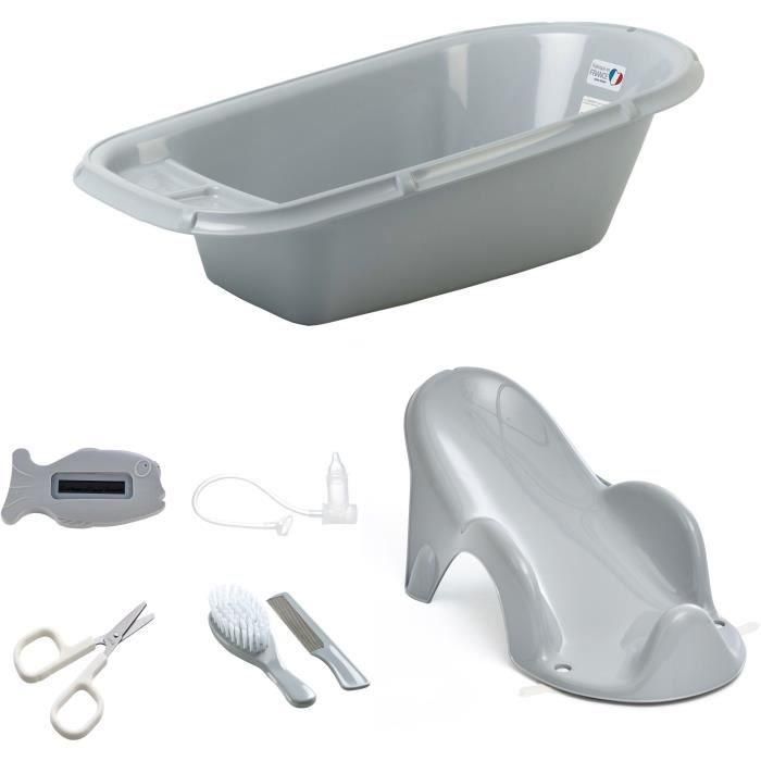 Bañera de bebé + Bath Transat + Thermoter + Pincel y Peine + Tijeras + Fly Baby Bañera de bebé + Bath Transat + Thermoter + Pincel y Peine + Tijeras + Fly Baby