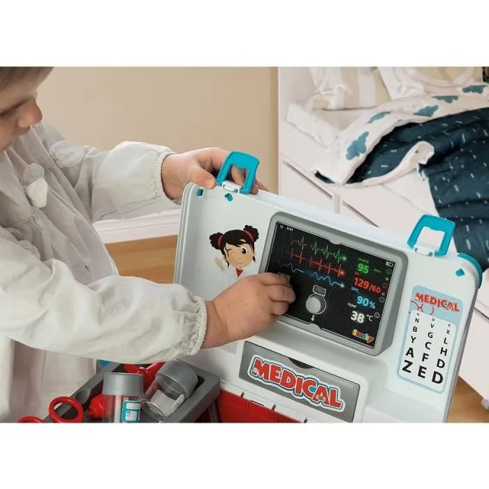 Smoby Maletín Médico con Numerosos Accesorios, Fabricado en Francia, para Niños a Partir de 3 Años SMO1693315399836 2