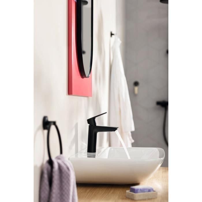 Mezclador monomando de lavabo - GROHE Start - 235512432 - Negro mate - Talla S - Caño estándar - Ahorro de agua 2 Mezclador monomando de lavabo - GROHE Start - 235512432 - Negro mate - Talla S - Caño estándar - Ahorro de agua 2