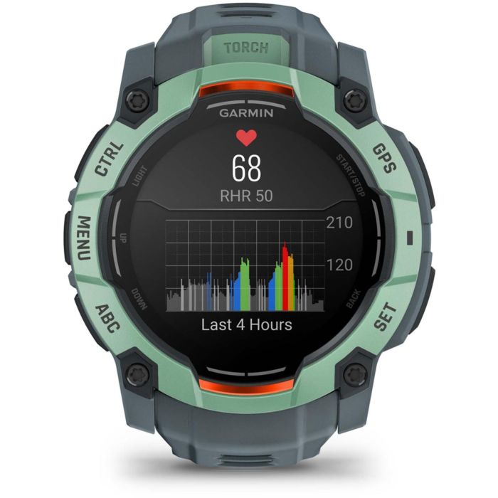 Garmin Instinct 3 AMOLED (50mm) Twilight/Neo Tropic Reloj GPS Multideporte 4