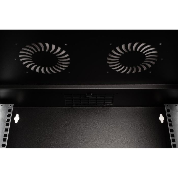 Digitus Wandgehäuse SOHO PRO 12HE 460x540x400 mm 19" schwarz 4 Digitus Wandgehäuse SOHO PRO 12HE 460x540x400 mm 19" schwarz 4