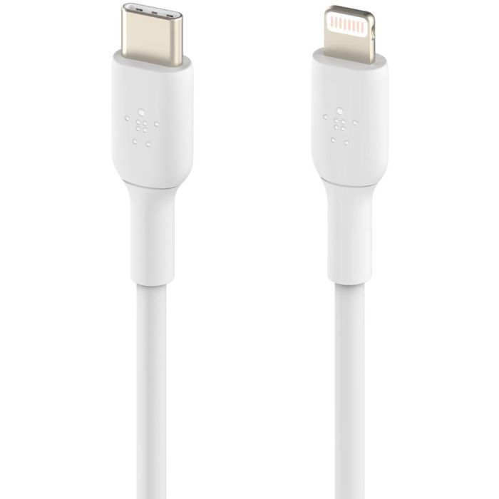 Belkin BOOST CHARGE Cable Lightning a USB-C, 2m, Blanco 1 Belkin BOOST CHARGE Cable Lightning a USB-C, 2m, Blanco 1
