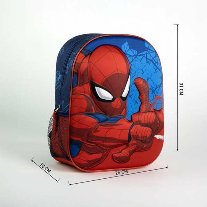 Mochila infantil 3D spiderman 25.0 x 31.0 x 10.0 cm 1 Mochila infantil 3D spiderman 25.0 x 31.0 x 10.0 cm 1