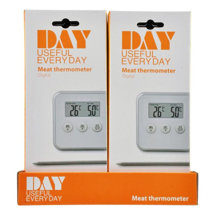 Day Termómetro Sonda/Temporizador Digital para Cocina, Mide de 0 a 250 °C, Cable de 1 Metro 2