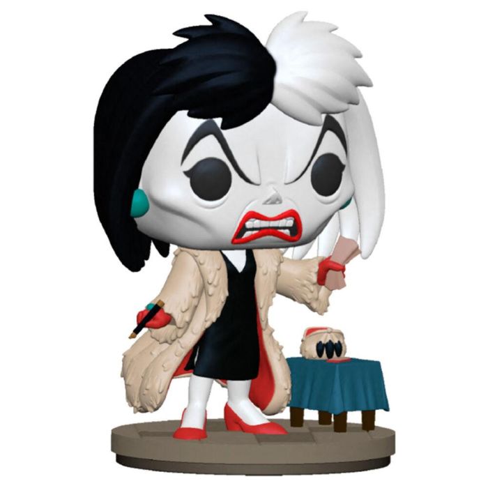 Funko Pop Disney Villanos Cruella de Vil - 101 Dálmatas - Figura de Vinilo de 9 cm 1 Funko Pop Disney Villanos Cruella de Vil - 101 Dálmatas - Figura de Vinilo de 9 cm 1