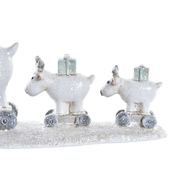 Figura Navidad Moderna DKD Home Decor Azul Gris 7.5 x 13.5 x 17 cm (2 Unidades) 2 Figura Navidad Moderna DKD Home Decor Azul Gris 7.5 x 13.5 x 17 cm (2 Unidades) 2