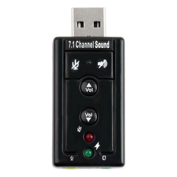 Adaptador de Sonido USB Ewent EW3762 3