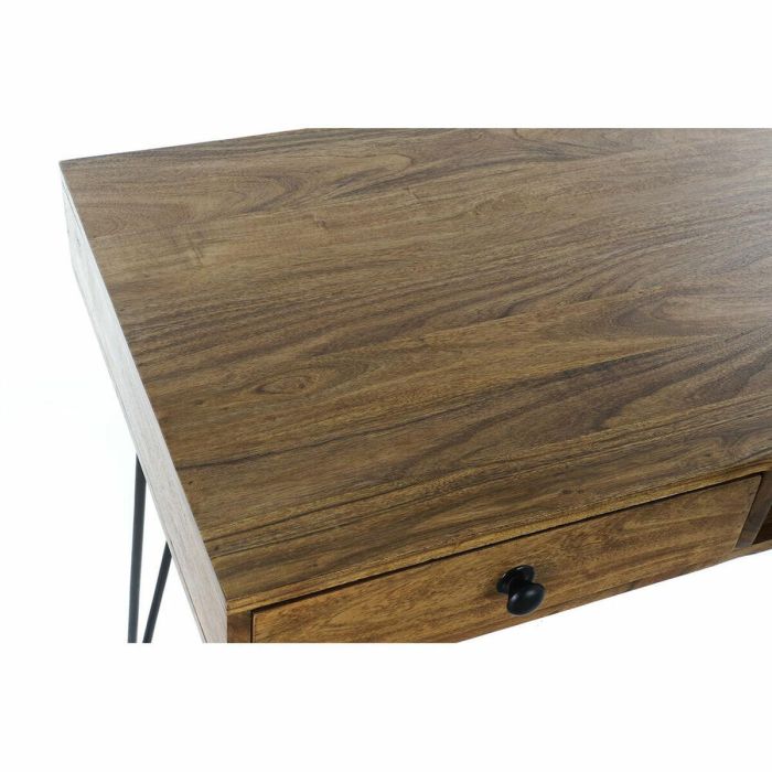 Escritorio DKD Home Decor 115 x 55 x 76 cm Natural Negro Metal 5 Escritorio DKD Home Decor 115 x 55 x 76 cm Natural Negro Metal 5