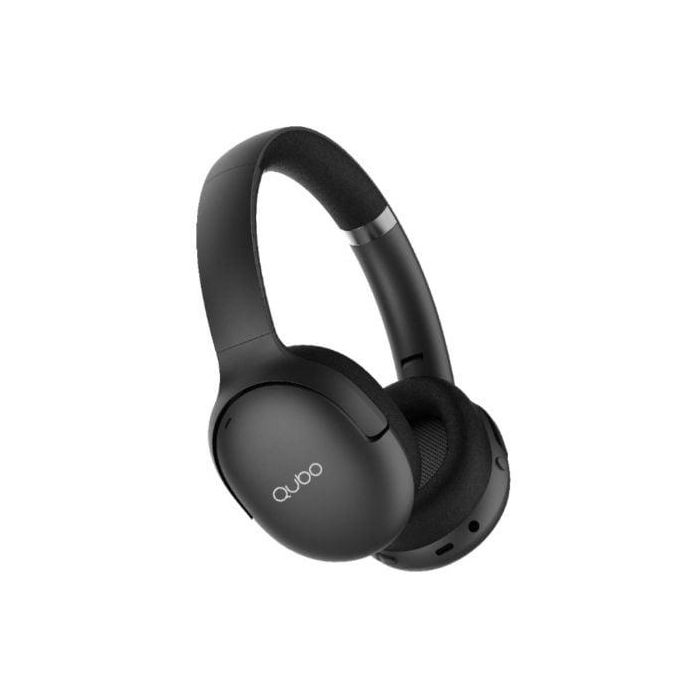 Qubo HD-400 Auriculares Inalámbricos Bluetooth 5.4 con Micrófono, Cancelación de Ruido Activa (ANC), Negros