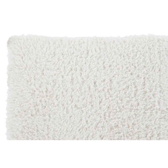DKD Home Decor Alfombra Moderna de Poliéster, Color Marfil, de 180 x 120 cm y 3 cm de Grosor, con 340 gsm 1