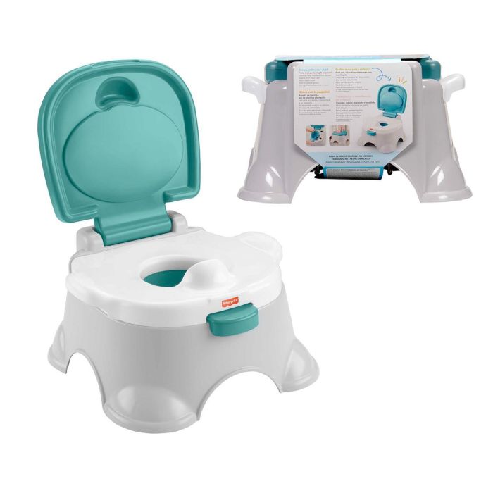 Fisher-Price Orinal 3 en 1 Aprende a Ir al Baño GYP61 Mattel 0 Fisher-Price Orinal 3 en 1 Aprende a Ir al Baño GYP61 Mattel 0