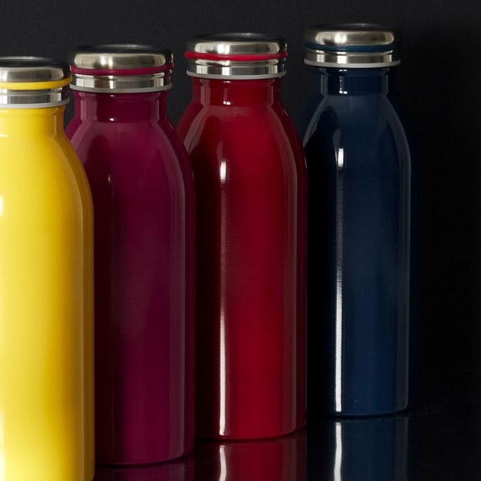 Cook Concept Termo Botella 450 Ml Rojo Acero Inoxidable Doble Pared Caliente 6h Frío 18h 4