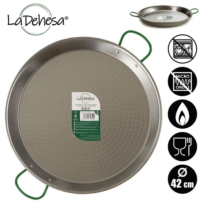 Paellera Pulida 42 Cm 10 Raciones La Dehesa (6 Unidades) 3 Paellera Pulida 42 Cm 10 Raciones La Dehesa (6 Unidades) 3
