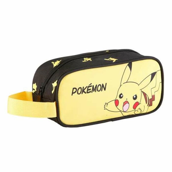 Portatodo pokemon pikachu gamer case 10x21x8 cm