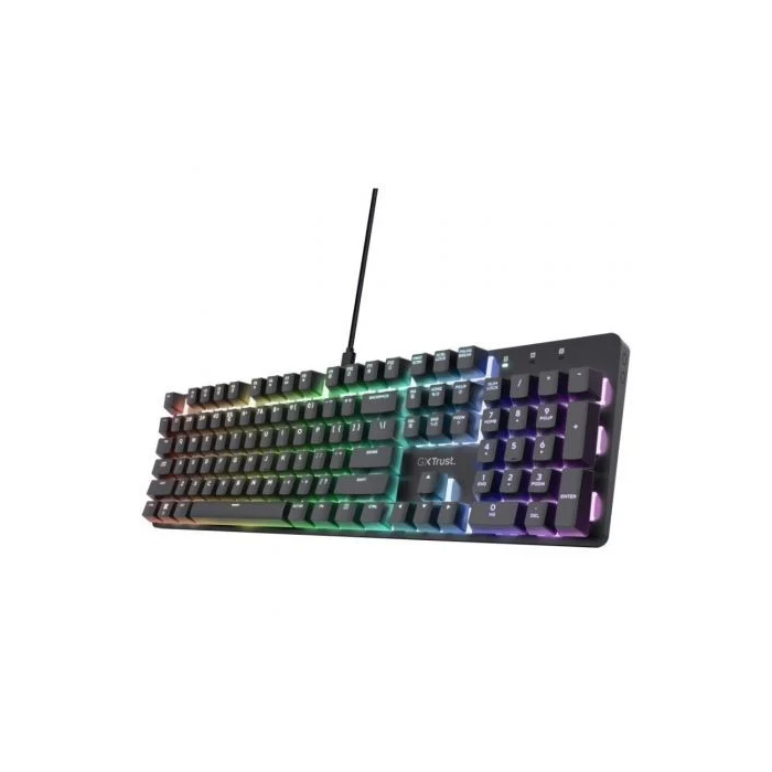 Trust Gaming Teclado Mecánico Gaming GXT 871 Zora, Retroiluminación RGB, Anti-ghosting N-Key Rollover, Compatible con PC y Consolas 0 Trust Gaming Teclado Mecánico Gaming GXT 871 Zora, Retroiluminación RGB, Anti-ghosting N-Key Rollover, Compatible con PC y Consolas 0