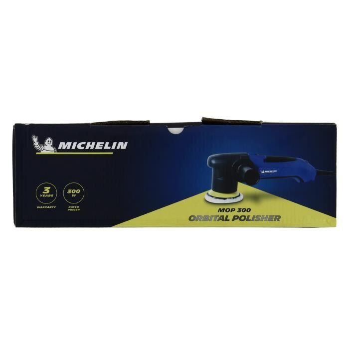 Michelin Pulidora Orbital 300W 230V 50Hz, Velocidad 5000-12000 rpm, Disco 75mm, Arranque Suave, Incluye 2 Discos 4 Michelin Pulidora Orbital 300W 230V 50Hz, Velocidad 5000-12000 rpm, Disco 75mm, Arranque Suave, Incluye 2 Discos 4