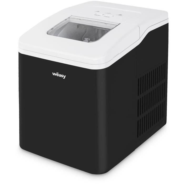 WINKEL KW12 Máquina de hielo, Producción de 12 kg/día, Depósito de agua de 2.2L, Tapa con ventana de control, Panel de pantalla LED WINKEL KW12 Máquina de hielo, Producción de 12 kg/día, Depósito de agua de 2.2L, Tapa con ventana de control, Panel de pantalla LED