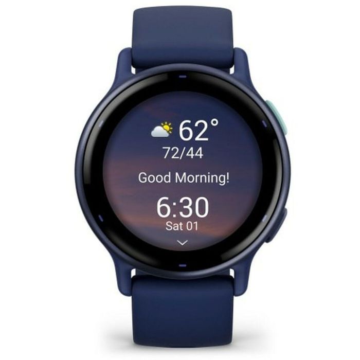 Reloj GPS conectado - GARMIN - Vivoactive 5 - WiFi - 30,4 mm (1.2) - Azul metalizado con correa Azul 4