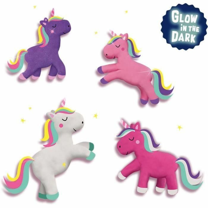 Plastilina Unicornio 4x90 g - SES CREATIVE - Especialmente diseñada para crear magníficos unicornios. 1 Plastilina Unicornio 4x90 g - SES CREATIVE - Especialmente diseñada para crear magníficos unicornios. 1