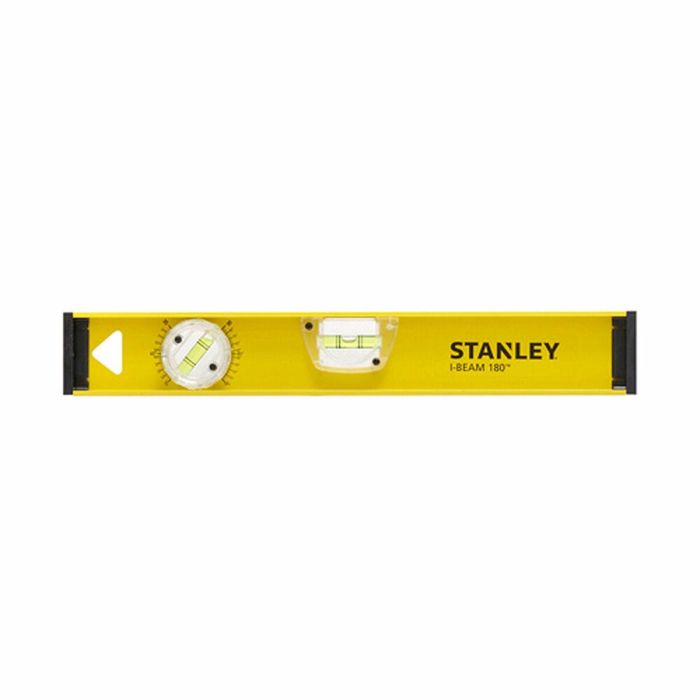 Stanley 180 Nivel I-Beam 80cm con 3 viales reversibles, precisión +/- 1.5 mm/m