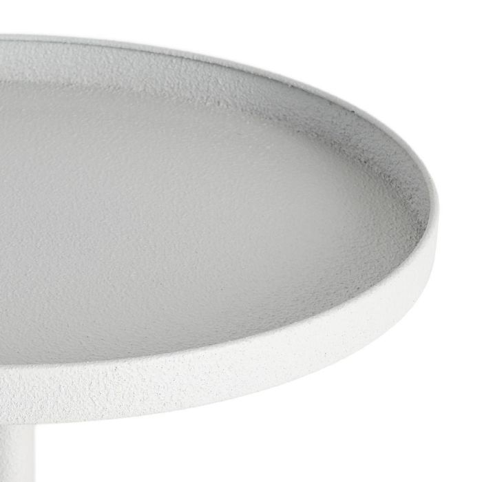 Mesita Blanco Metal 40 X 40 X 58 cm