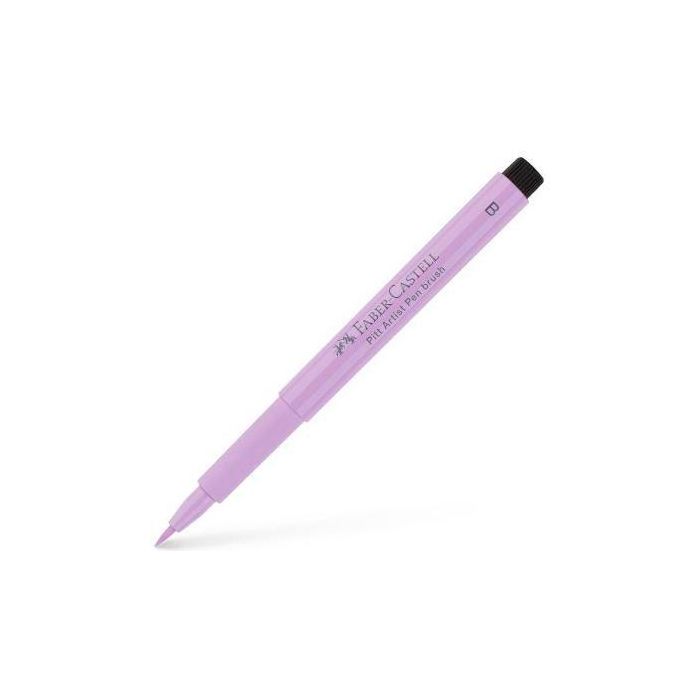 Faber Castell Rotulador Pitt Artist Pen Brush Punta Pincel Lila, Tinta Pigmentada, Resistente al Agua (10 Unidades) (10 Unidades)