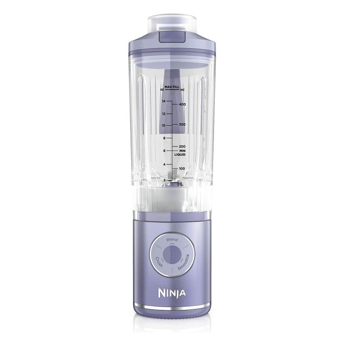 Ninja BC251 Blast Max Smoothie Maker Batidora de Vaso Portátil 570ml con Picahielos, 3 Velocidades, Color Lavanda, Modelo BC251EULD
