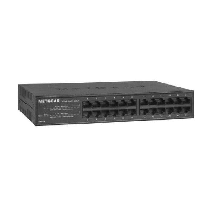 NETGEAR GS324v2 RM Switch Gigabit Ethernet No Administrado 24 Puertos Montaje en Rack Montaje Pared 2 NETGEAR GS324v2 RM Switch Gigabit Ethernet No Administrado 24 Puertos Montaje en Rack Montaje Pared 2