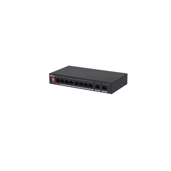 (Dh-Pfs3010-8Et-96-V2) Dahua Switch Hi-Poe 2.0 8 Puertos + 2 Uplink Rj45 (Dh-Pfs3010-8Et-96-V2) Dahua Switch Hi-Poe 2.0 8 Puertos + 2 Uplink Rj45