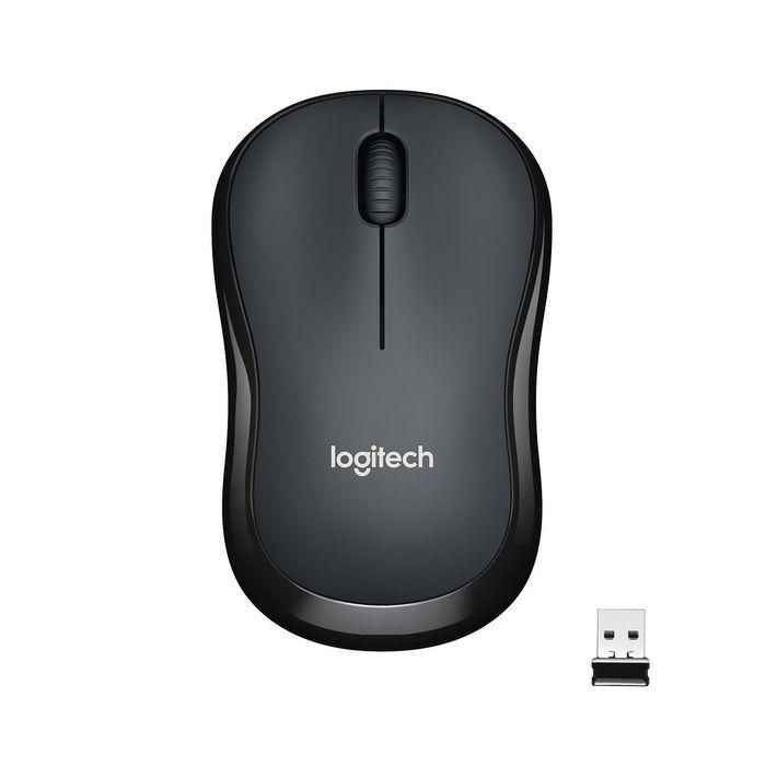 Logitech M220 Silent Ratón Inalámbrico USB 2.4GHz Óptico 1000 dpi 18 Meses Batería Charcoal Compatible con Windows Mac 0