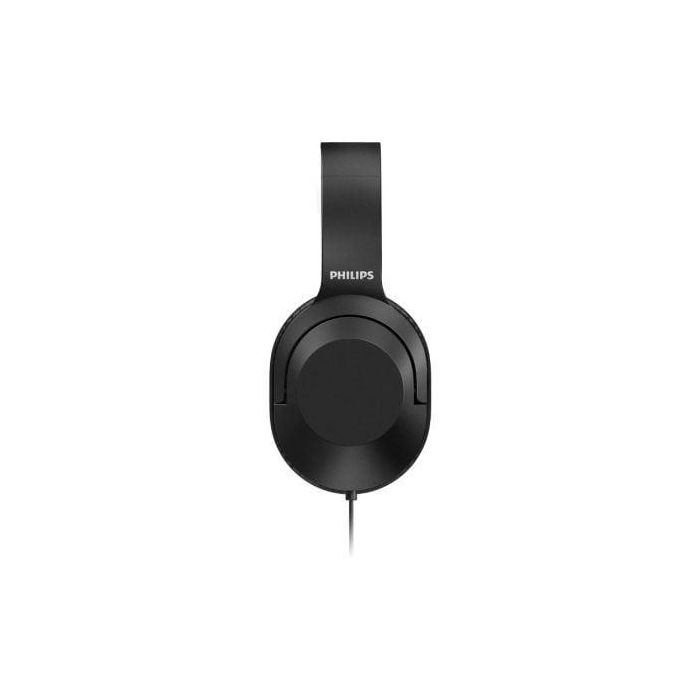 Philips TAH2005BK/00 Auriculares Supraaurales con Cable Jack 3.5mm Negros - Altavoces 40mm, Aislamiento Ruido Pasivo, Diseño Cerrado 3