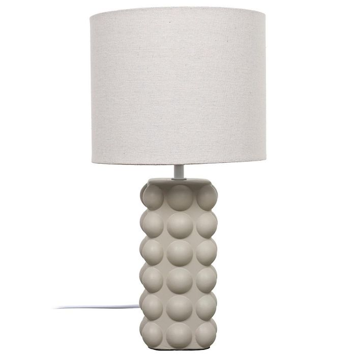 Lámpara De Cerámica Taupe Home Deco Factory 0 Lámpara De Cerámica Taupe Home Deco Factory 0