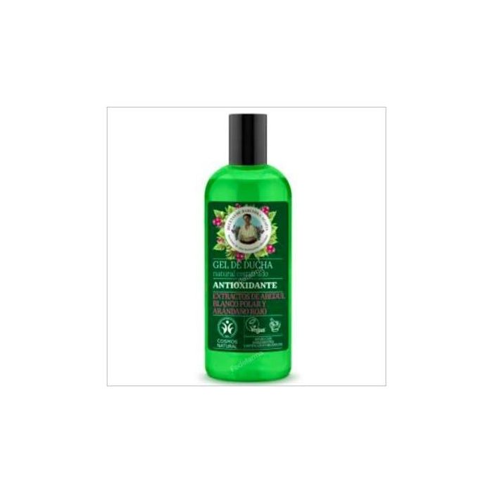 AGAFIA Gel de Ducha Antioxidante con Abedul Polar y Arándano Rojo 260ml Vegano para Piel Suave y Elástica