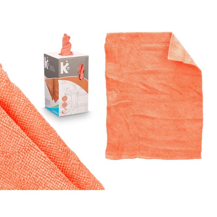 Arte Regal Set de 25 Paños de Microfibra Naranja 30x23 cm (12 Unidades) Arte Regal Set de 25 Paños de Microfibra Naranja 30x23 cm (12 Unidades)