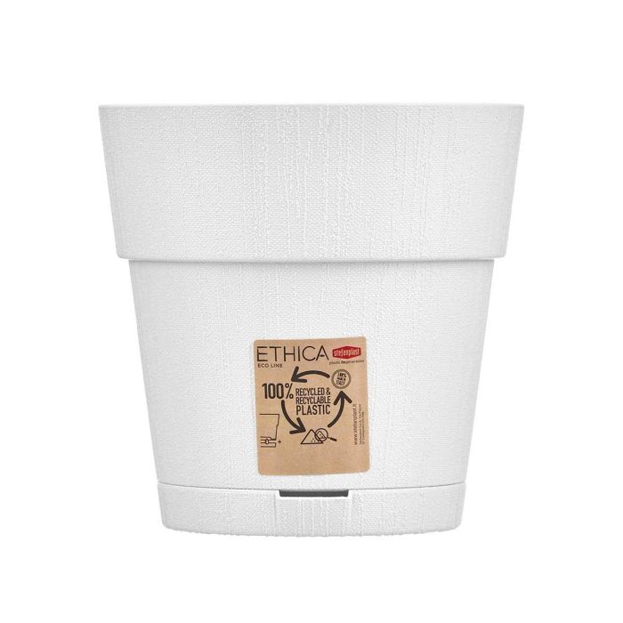 Maceta Plastico 20 Cm Ethica Blanca Stefanplast (12 Unidades) 1 Maceta Plastico 20 Cm Ethica Blanca Stefanplast (12 Unidades) 1