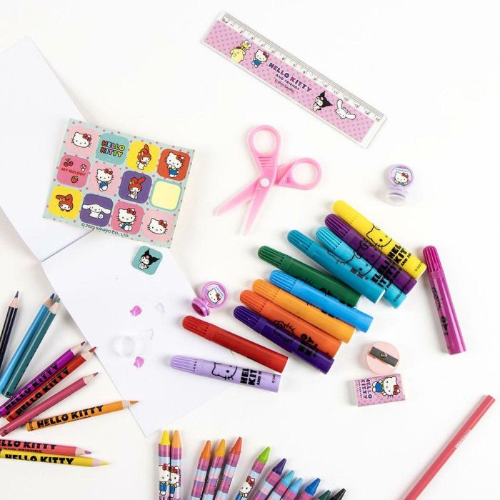 Cerdá Set Papelería Coloreable Maletín Hello Kitty 31 x 28 x 4 cm para niños a partir de 5 años 1