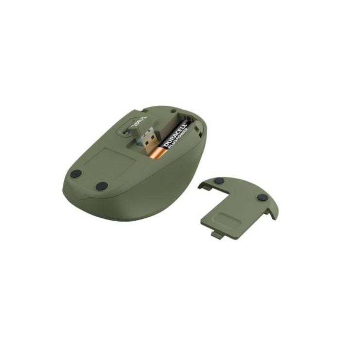 Ratón Mini Inalámbrico Trust Yvi+ Silent/ Hasta 1600 DPI/ Verde 3 Ratón Mini Inalámbrico Trust Yvi+ Silent/ Hasta 1600 DPI/ Verde 3