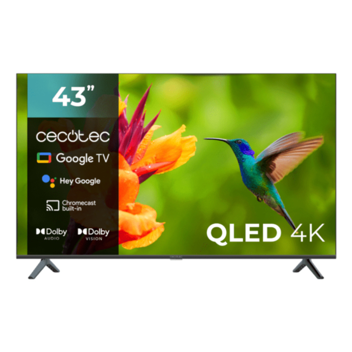 Cecotec 00979 Televisor 109,2 cm (43") 4K Ultra HD Smart TV Wifi Negro