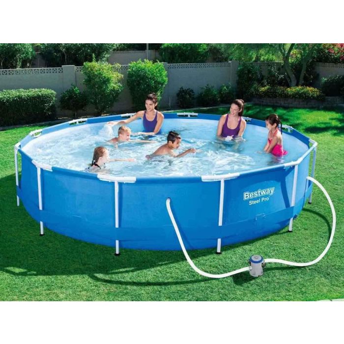 Bestway 56681 Piscina Desmontable Tubular Steel Pro 366x76 cm, TriTech, 6473 Litros 1 Bestway 56681 Piscina Desmontable Tubular Steel Pro 366x76 cm, TriTech, 6473 Litros 1