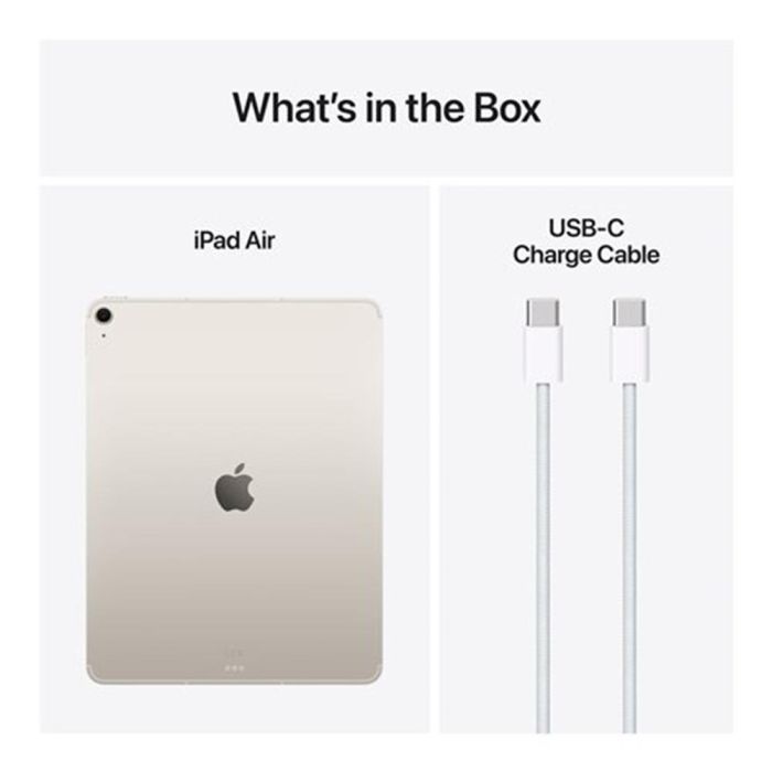 Apple iPad Air 13" 7th Wi-Fi Cell/ 5G/ M3/ 256GB/ Blanco Estrella 2 Apple iPad Air 13" 7th Wi-Fi Cell/ 5G/ M3/ 256GB/ Blanco Estrella 2