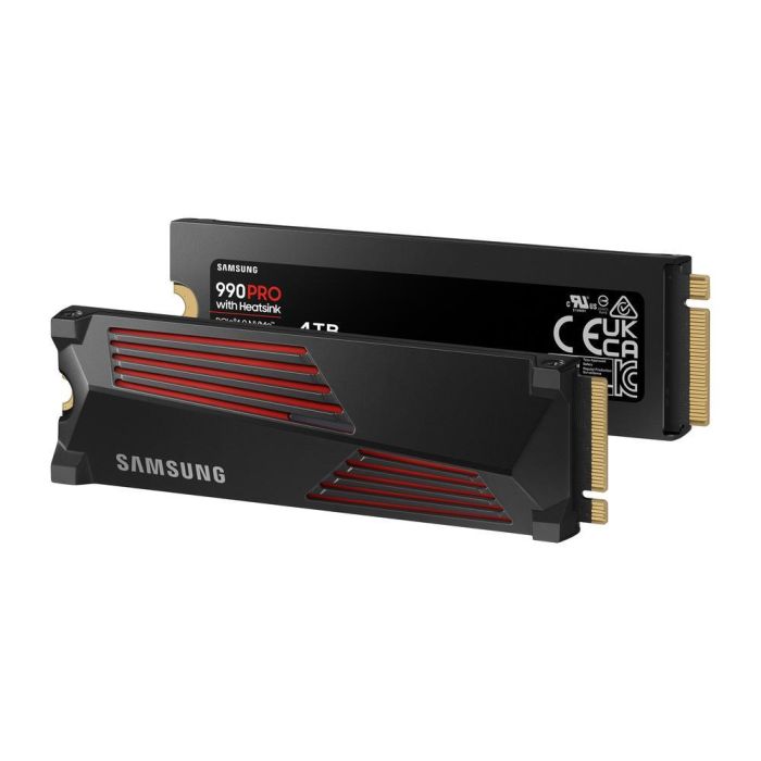 Samsung 990 PRO SSD M.2 4TB NVMe PCIe 4.0 x4 Lectura 7450MB/s con Disipador Retail