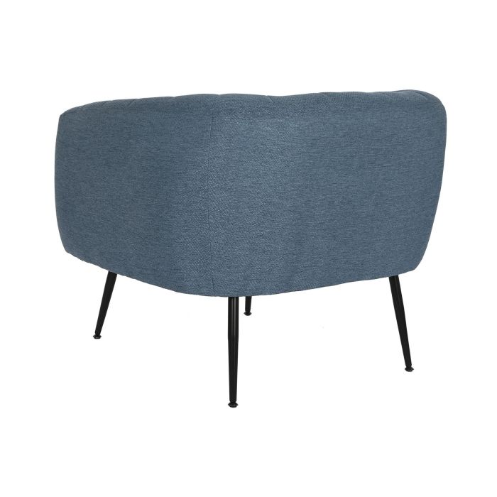 DKD Home Decor Sillon Scandi Azul Dorado 75 x 73 x 81 cm 5