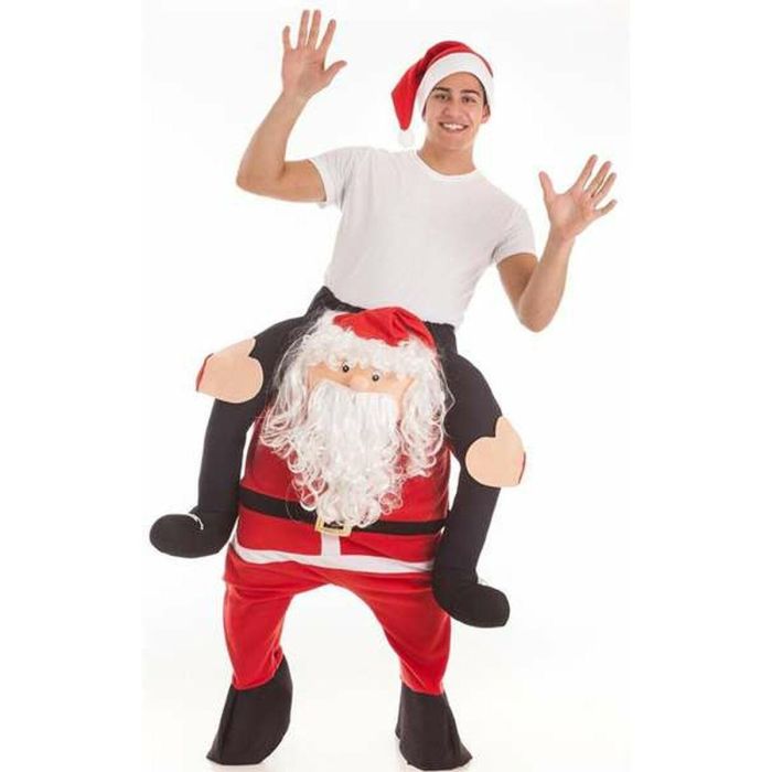 Disfraz adulto papá noel a hombros talla l