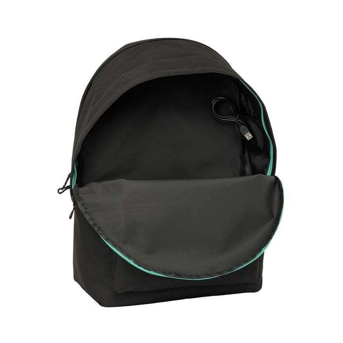 Mochila para Portátil Kings League KINGS LEAGUE "EL BARRIO" Negro 31 x 44 x 18 cm 3