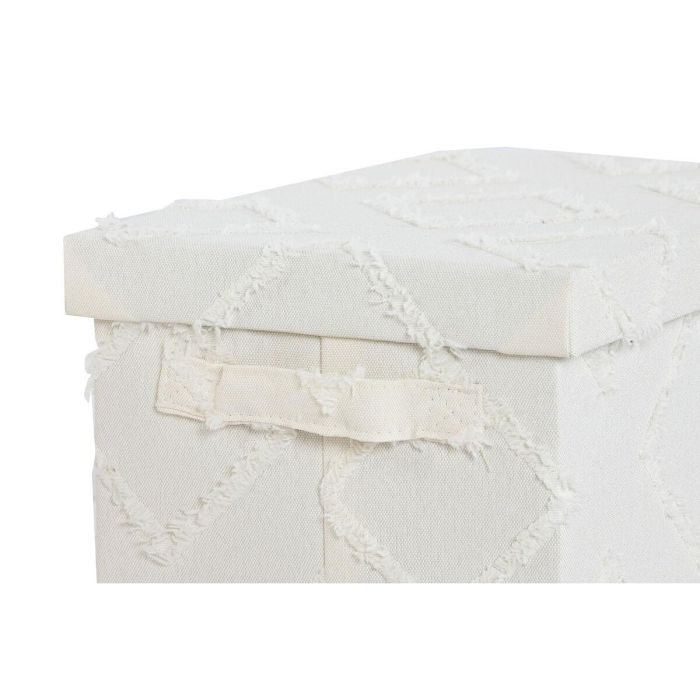 Caja Basicos DKD Home Decor Gris Crema 30 x 20 x 40 cm Set de 3 (2 Unidades) 2 Caja Basicos DKD Home Decor Gris Crema 30 x 20 x 40 cm Set de 3 (2 Unidades) 2