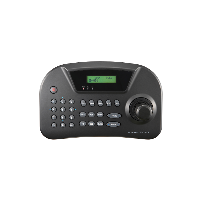 (SPC-1010) Hanwha Teclado Control Ptz. Hasta 255 Unidades, Joystick 3D, Multiprotocolo, Control Rs-485 / 422, 12V (SPC-1010) Hanwha Teclado Control Ptz. Hasta 255 Unidades, Joystick 3D, Multiprotocolo, Control Rs-485 / 422, 12V