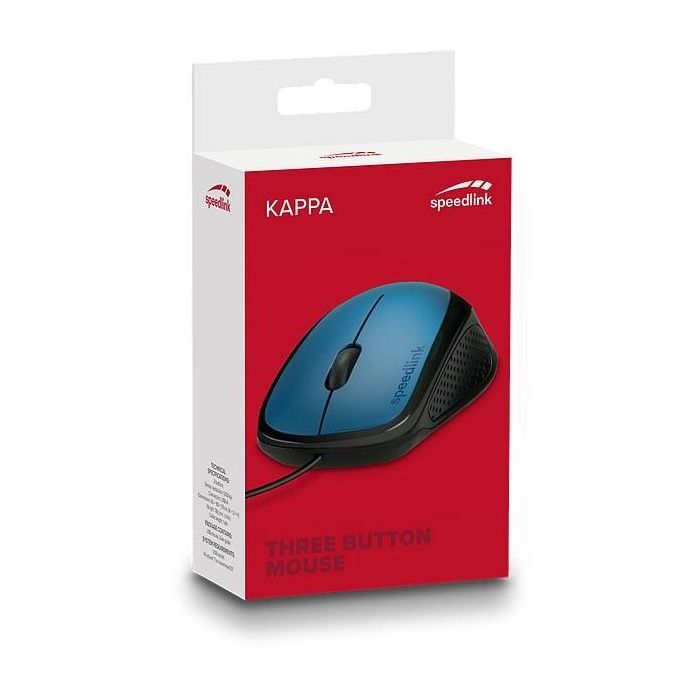 Speedlink Maus KAPPA. USB. blau retail 2