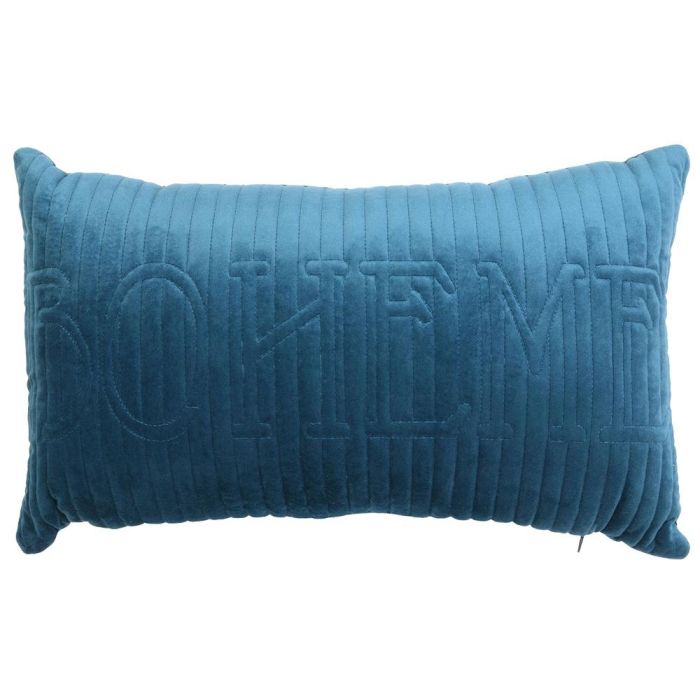 Home Deco Factory Cojín Lounge Palabra Bordada con Cremallera Desenfundable 50x30x10 cm 1